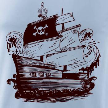 Pirátská loď malovaná
