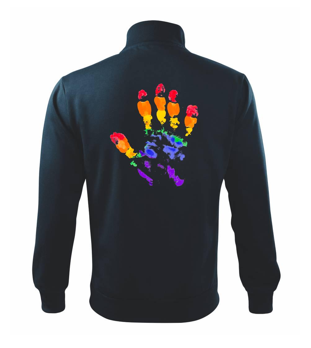 LGBT hand print LGBT hand print
