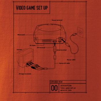 Nákres TV video hra kulatá