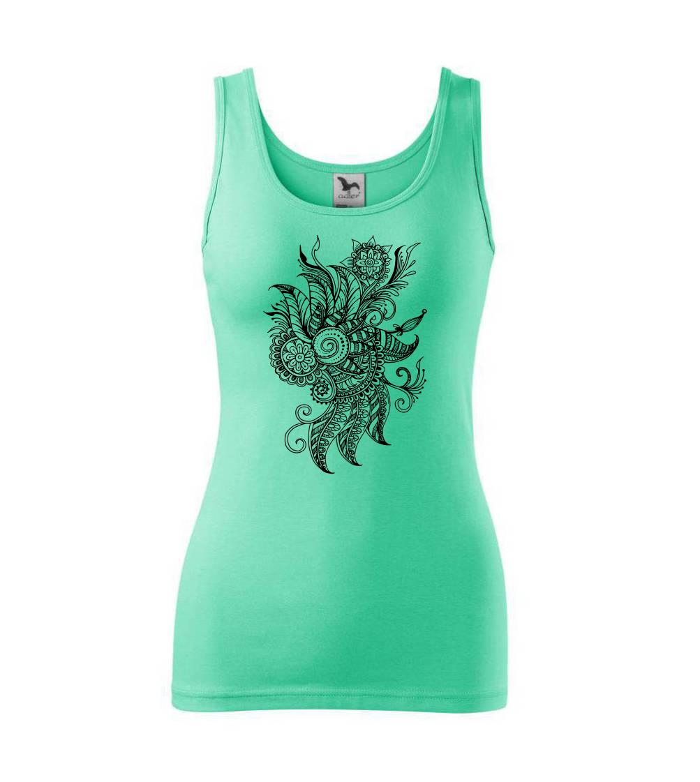 Tetování ornament kytka