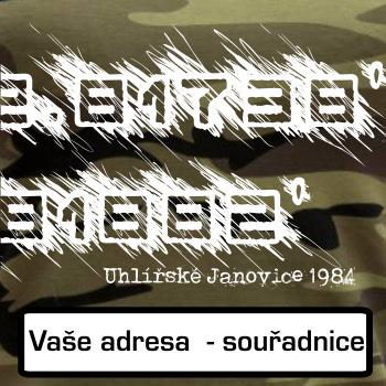 Souřadnice - narození - adresa