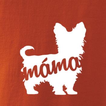 Jorkšírský teriér máma obrys