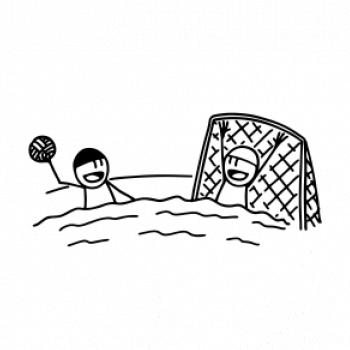 Vodní Pólo kreslené