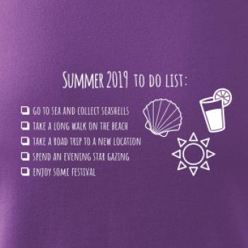 Summer 2019 to do list