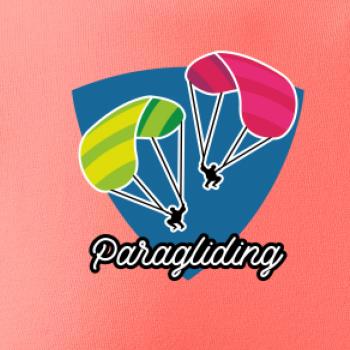 Paragliding dva padáky