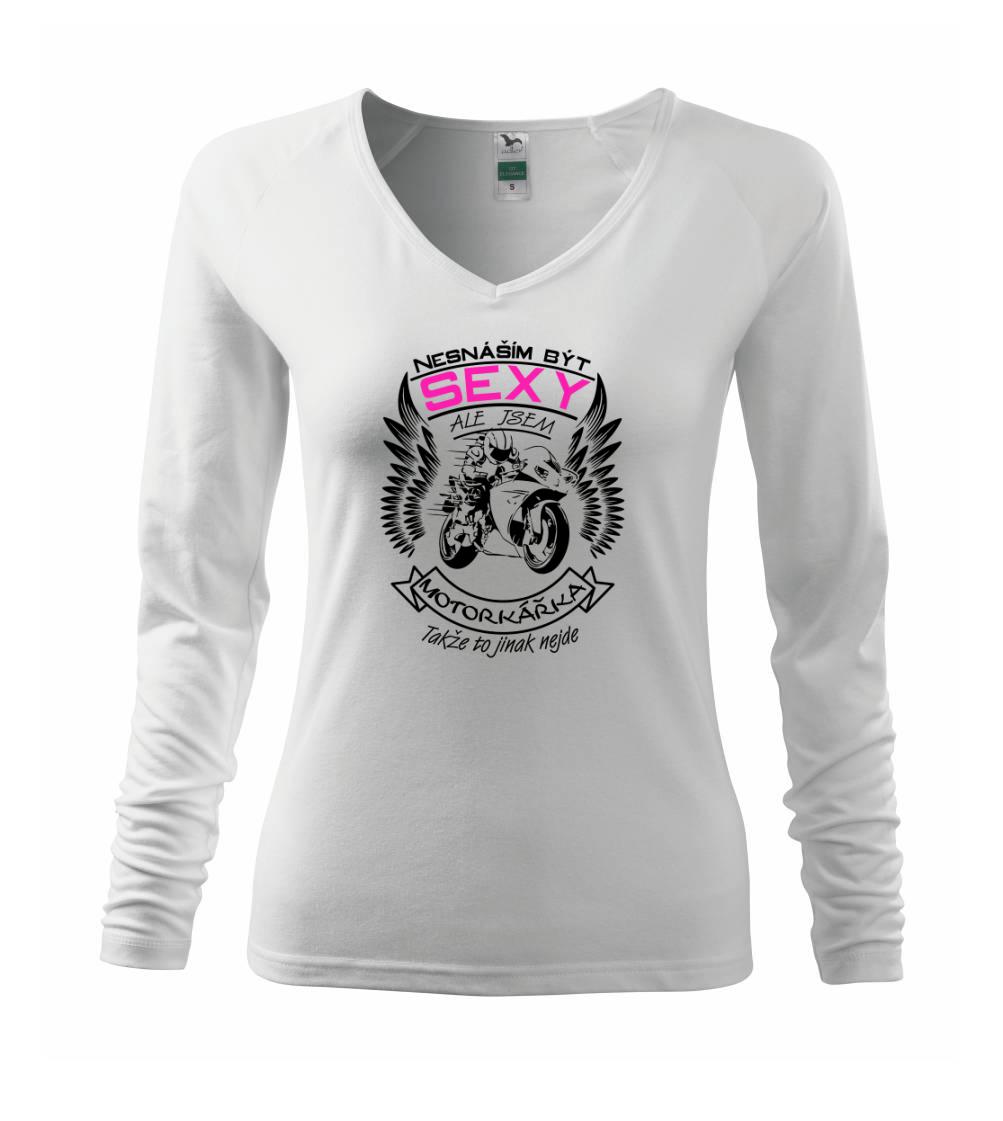 Nesnáším být sexy - motorkář, motorkářka (motorka) Nesnáším být sexy - motorkář, motorkářka (motorka)