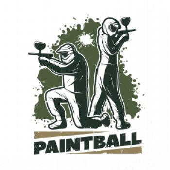 Paintball dvojice splash