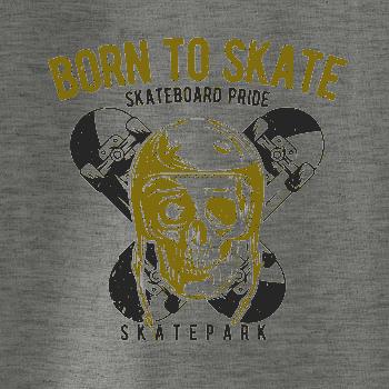 Born to skate skull