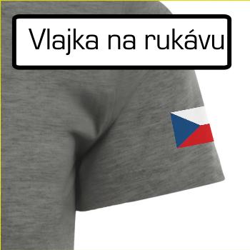 Česká vlajka na rukávu