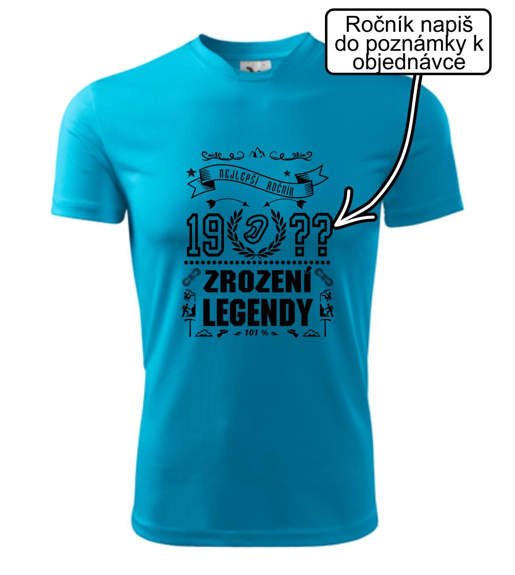 Zrození legendy - pro horolezce - Pánské triko Fantasy sportovní (dresovina)
