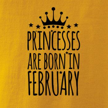 Princesses are born in February