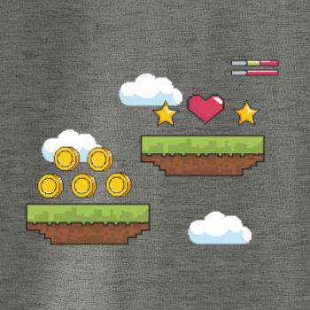 Gamer - stará hra - mince a mraky