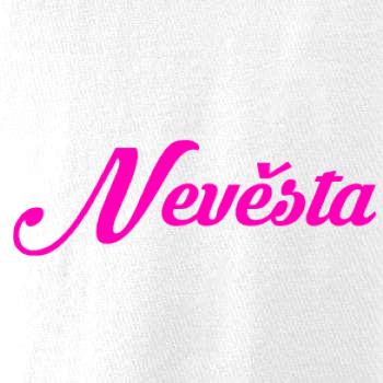 Nevěsta nápis