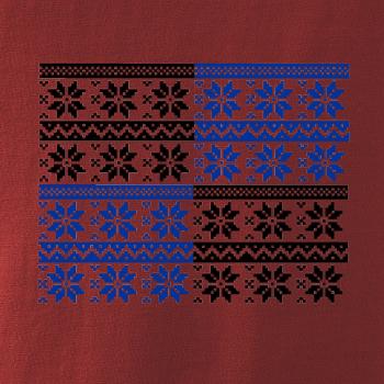 Vánoční vzor - šachovnice