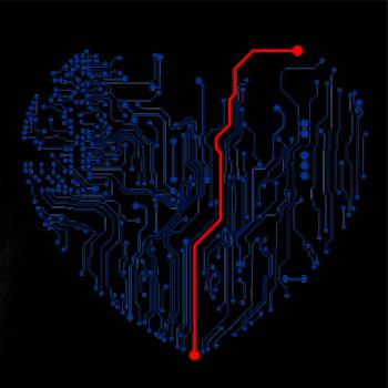 Tištěný spoj srdce