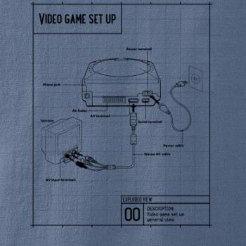 Nákres TV video hra kulatá