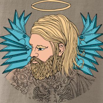 Anděl malovaný - muž (Pecka design)