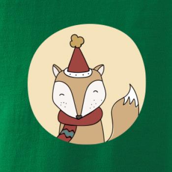 Vánoční liška v kolečku