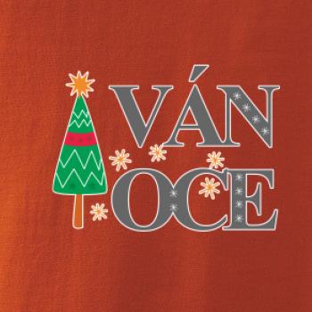 Napis Vánoce se stromkem