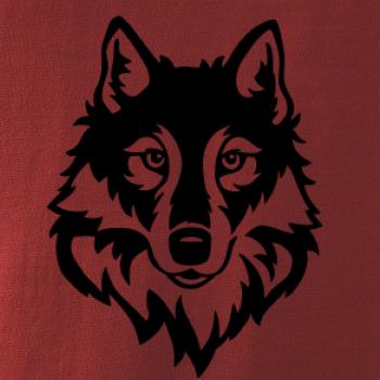 Hlava vlka černobílá (Hana-creative)
