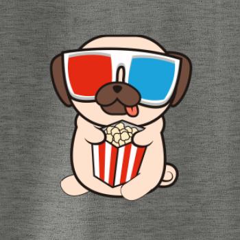 Mops a 3D brýle