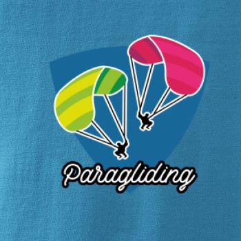 Paragliding dva padáky Paragliding dva padáky