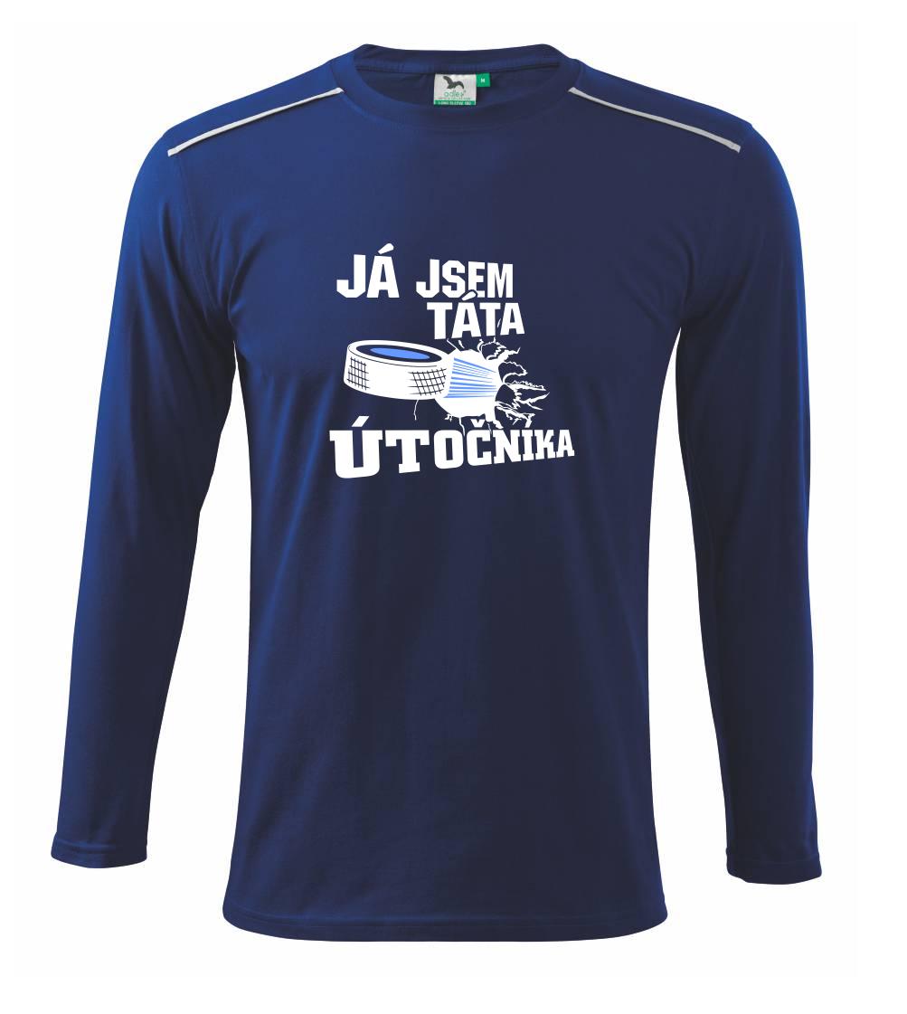 Já jsem táta útočníka / Já jsem máma útočníka (hokej) - Triko s dlouhým rukávem Long Sleeve