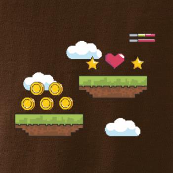 Gamer - stará hra - mince a mraky