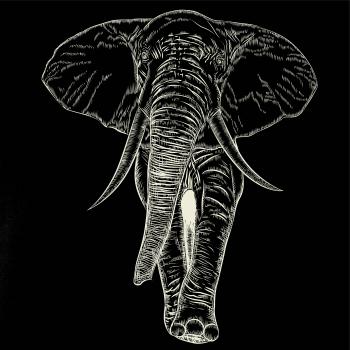 Slon v barvě slonové kosti