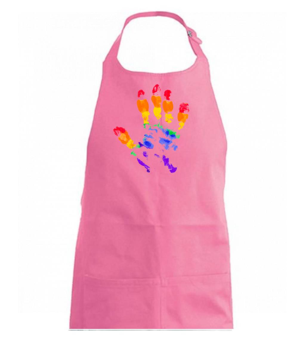LGBT hand print LGBT hand print
