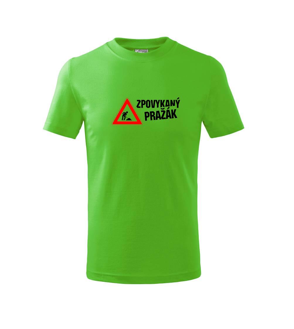 Zpovykaný Pražák - práce na silnici