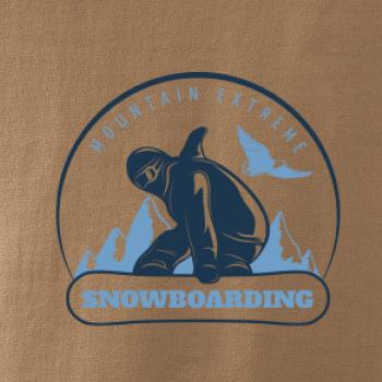 Mountain extreme snowboarding kulaté