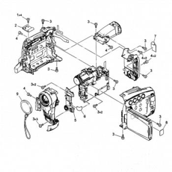 Nákres videokamera stará