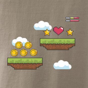 Gamer - stará hra - mince a mraky