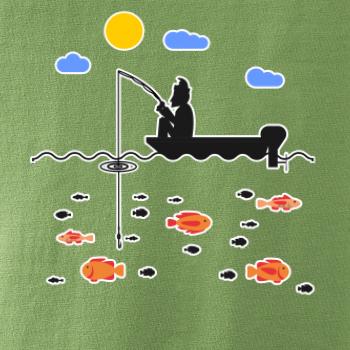 Rybář který má smůlu na loďce