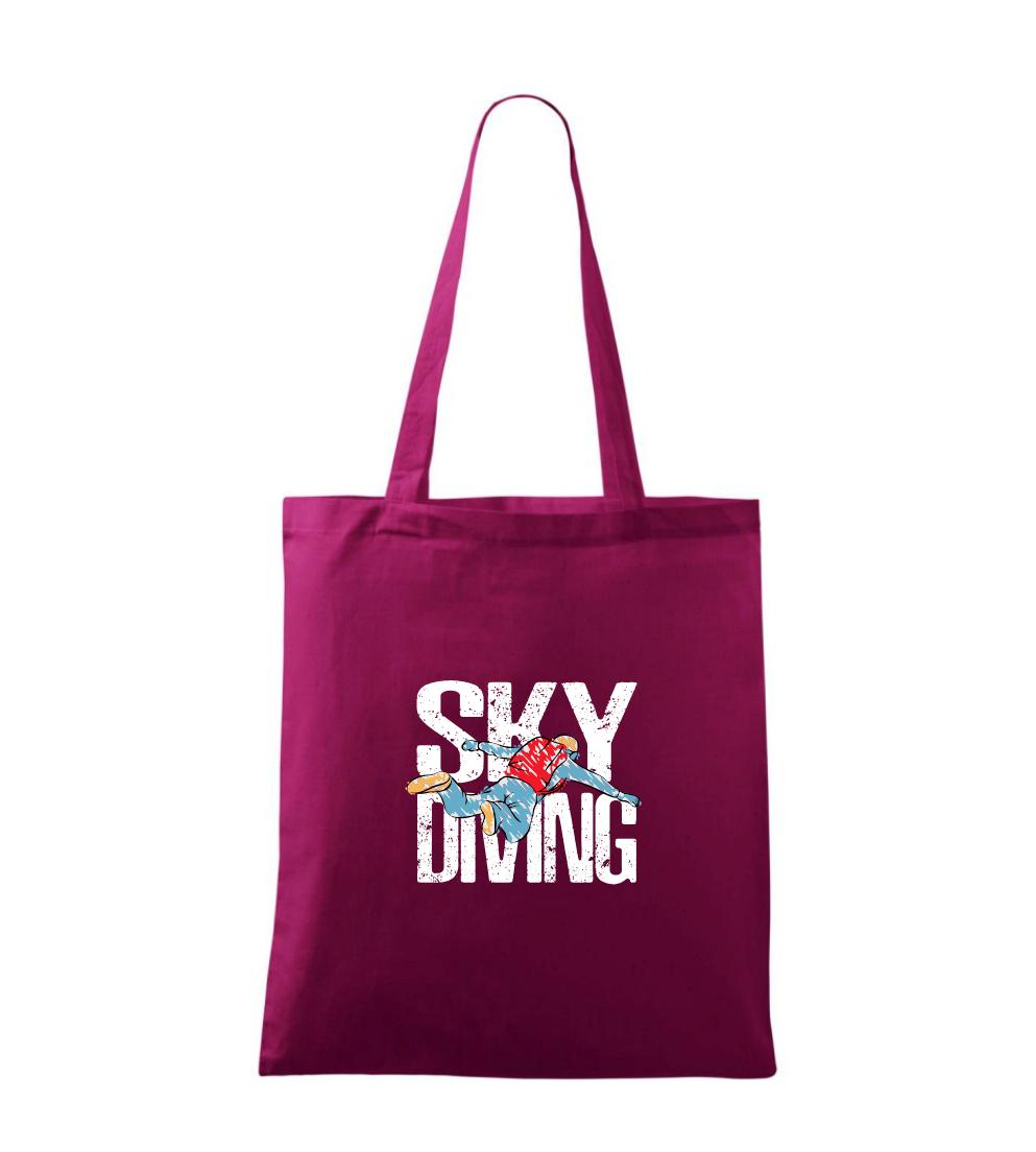 Skydiving nápis - Taška malá