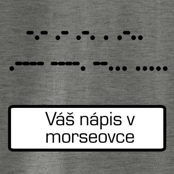 Morseovka - váš nápis