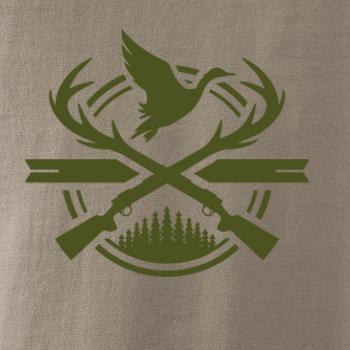 Lovec a kachny - zelený