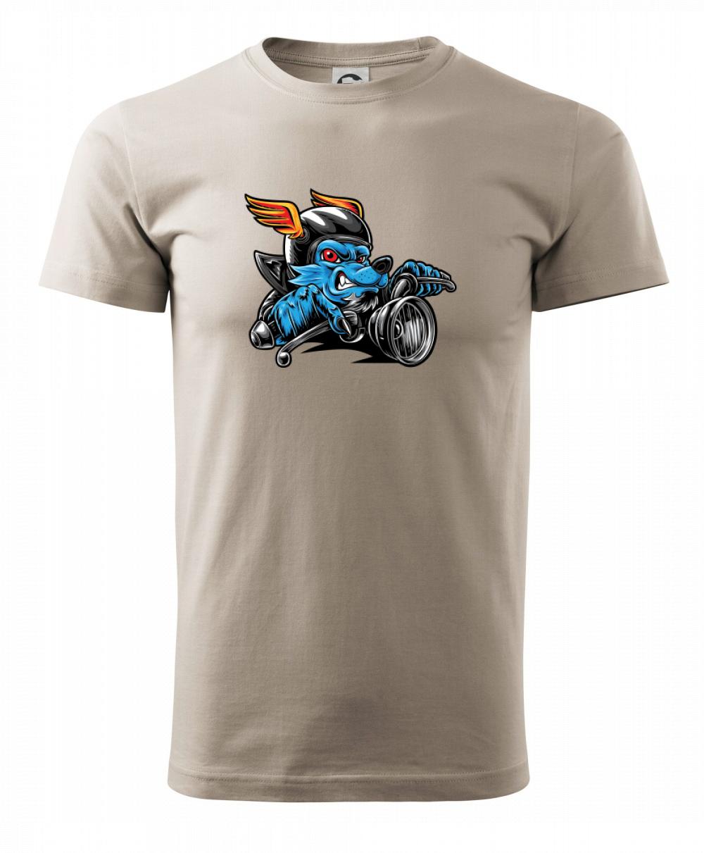 Motorkář vlk Motorkář vlk