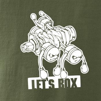 Lets Box nápis