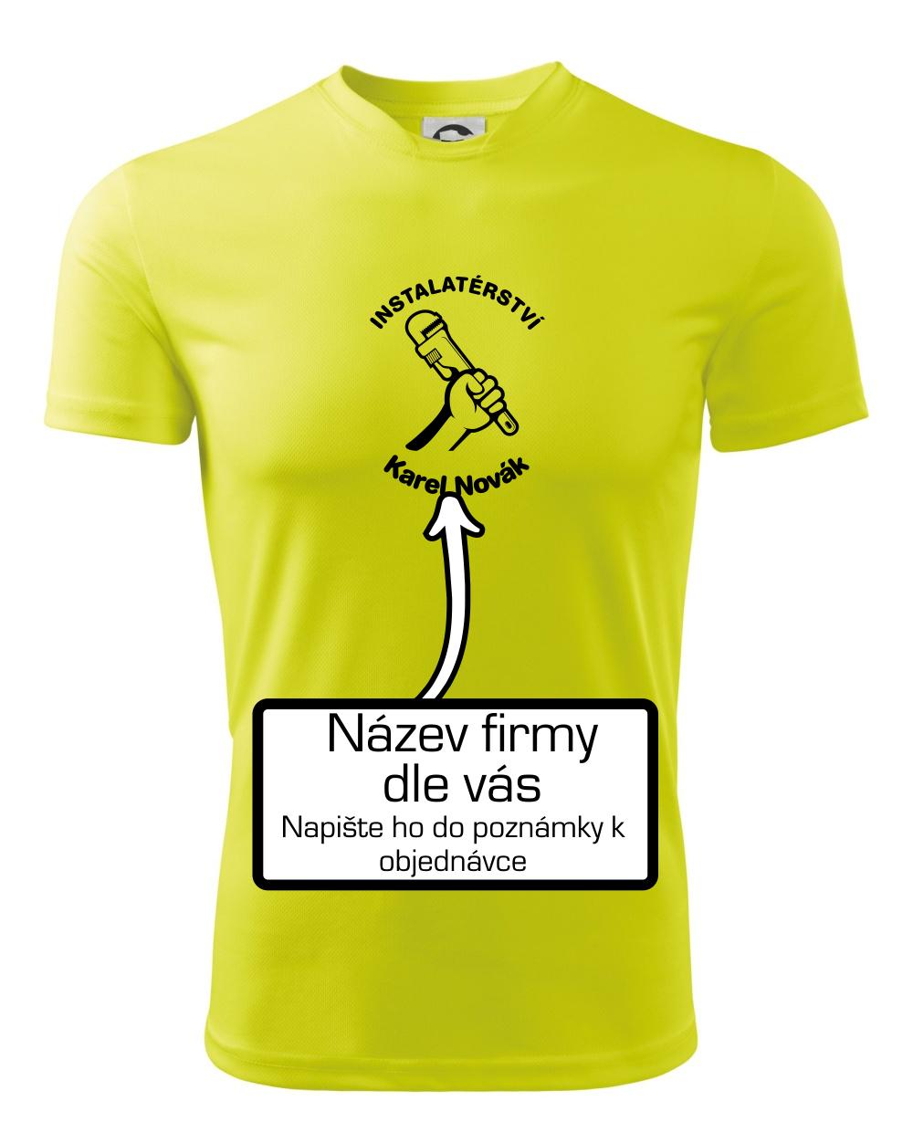 Instalatérství vlastní nápis
