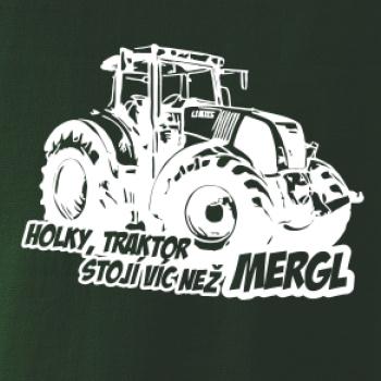 Holky, traktor stojí víc než mergl