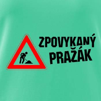 Zpovykaný Pražák - práce na silnici