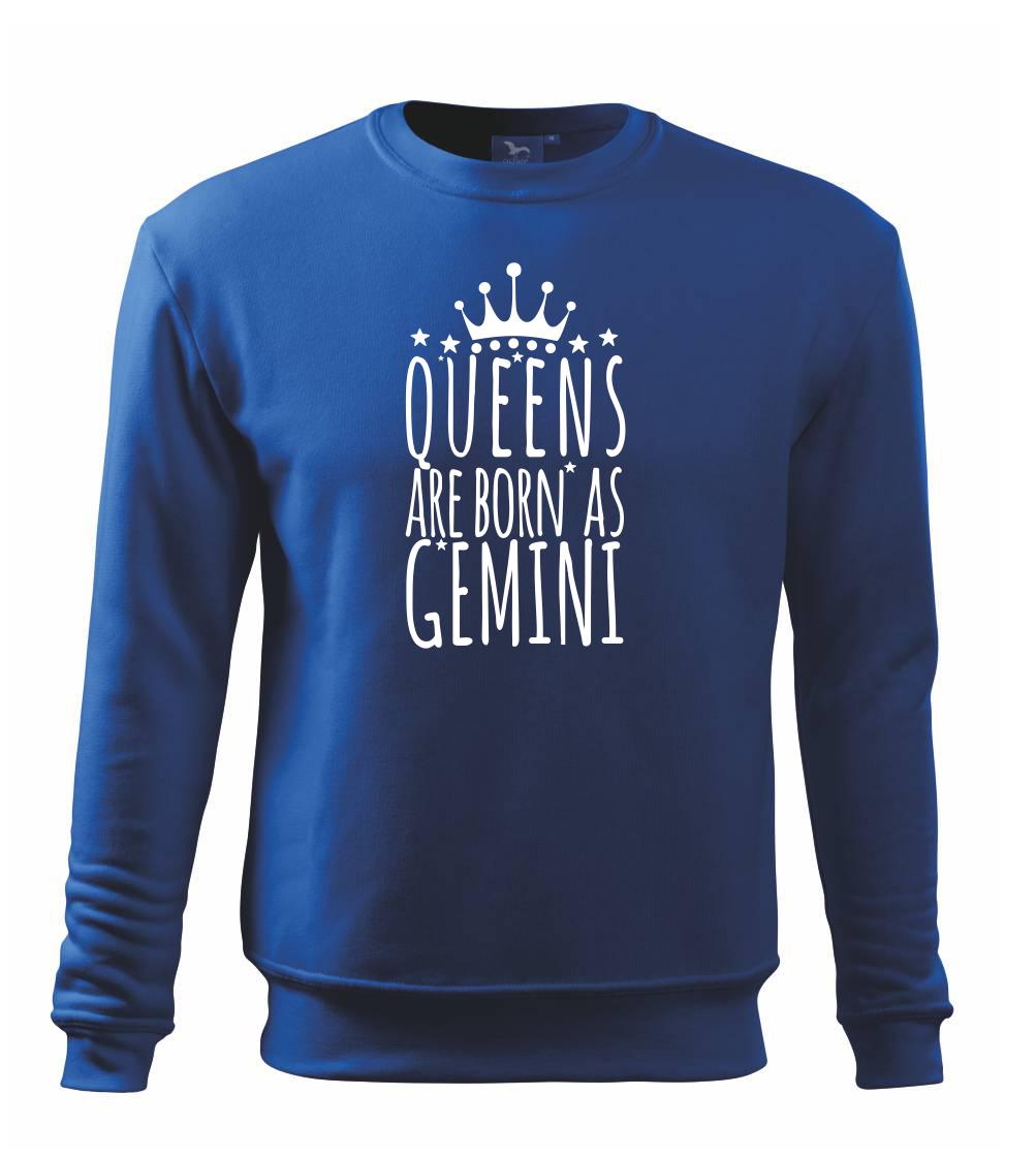 Queens are born as Gemini - Blíženci - Mikina Essential dětská
