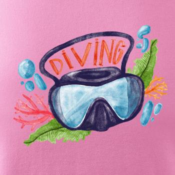 Diving obrázek kreslený