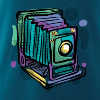 Foťák barevný starý - jedna čočka