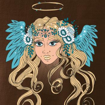 Anděl malovaný - žena (Pecka design)