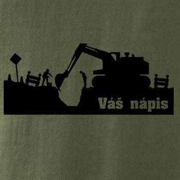 Zemní práce - silueta (váš text)