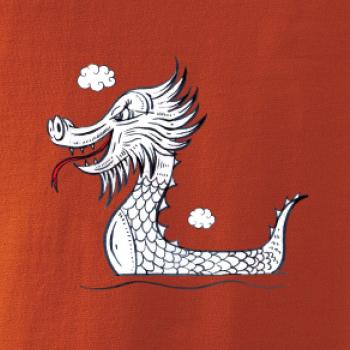 Dračí lodě olejomalba