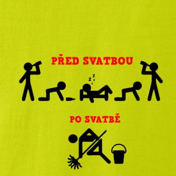 Před a po - svatba párty